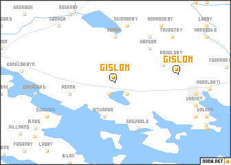map of Gislom