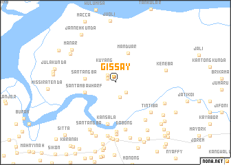 map of Gissay