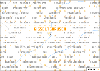 map of Gisseltshausen