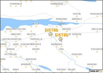 map of Gistad