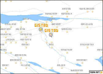 map of Gistad