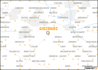 map of Giszowiec