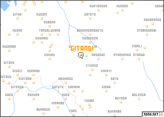 map of Gitandi