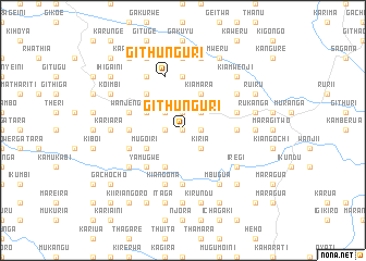 map of Githunguri