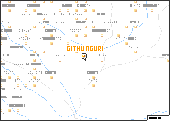 map of Githunguri