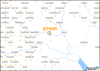map of Githuri