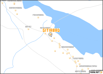 map of Gītīābād
