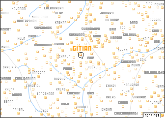 map of Gītiān