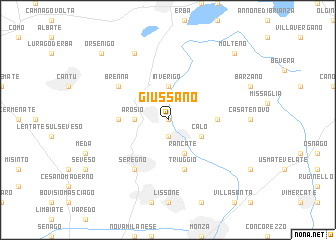 map of Giussano