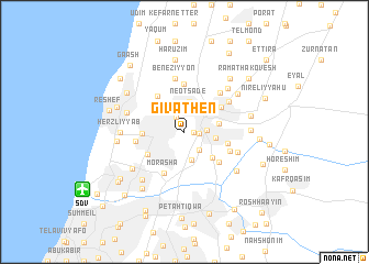 map of Giv‘at H̱en