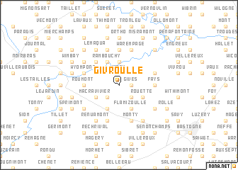 map of Givroulle