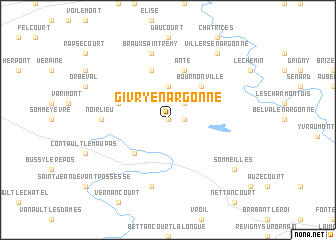 map of Givry-en-Argonne