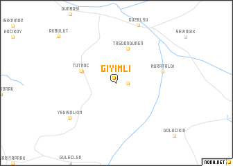 map of Giyimli