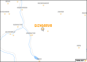 map of Gizhdarva