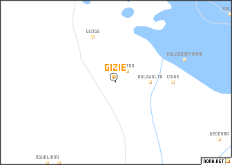 map of Gizie