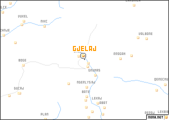 map of Gjelaj