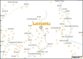 map of Gjergoraj