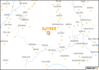 map of Gjyrës