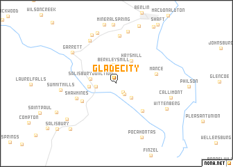 map of Glade City