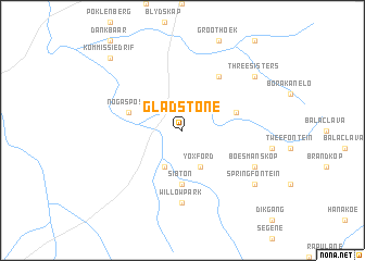 map of Gladstone