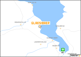 map of Glæsibær