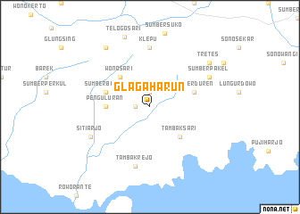 map of Glagaharun