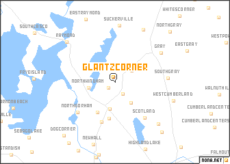 map of Glantz Corner