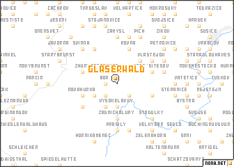 map of Glaserwald