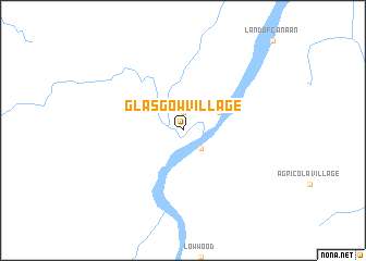 map of Glasgow Village