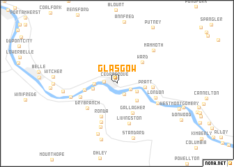 map of Glasgow