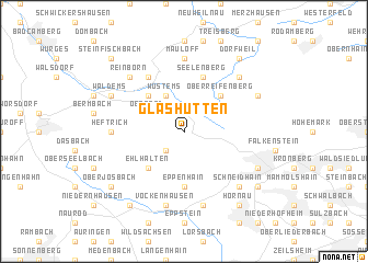 map of Glashütten