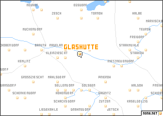 map of Glashütte