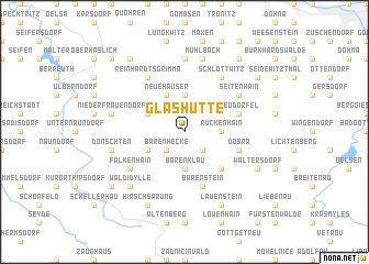 map of Glashütte