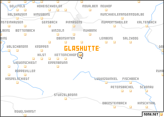 map of Glashütte