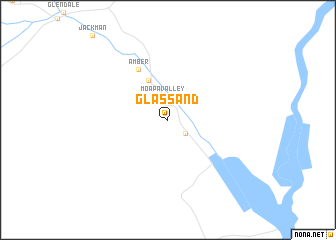 map of Glassand
