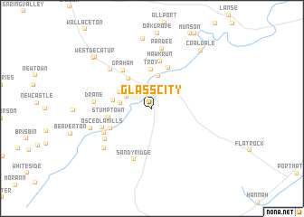 map of Glass City