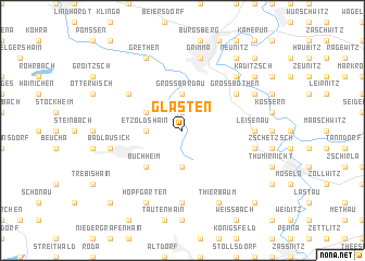 map of Glasten