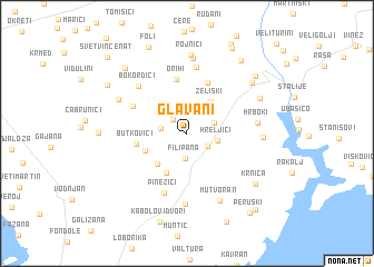 map of Glavani