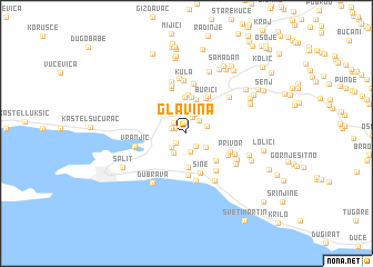 map of Glavina