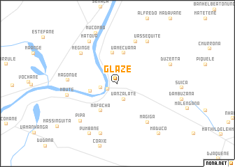 map of Glaze
