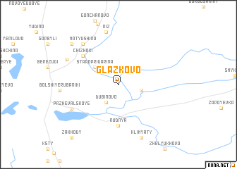 map of Glazkovo