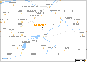 map of Glazomichi