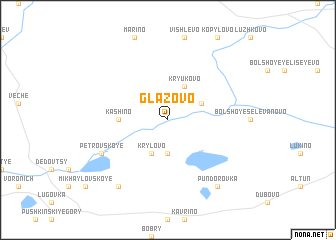 map of Glazovo