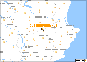map of Gleann Fhaidhle