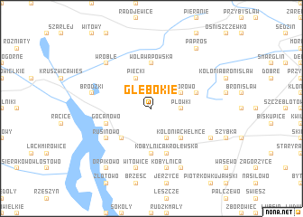 map of Głębokie