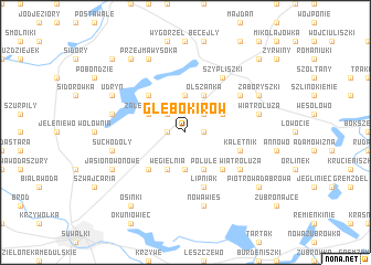 map of Głęboki Rów