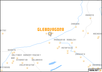 map of Glebova Gora