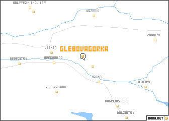 map of Glebova Gorka