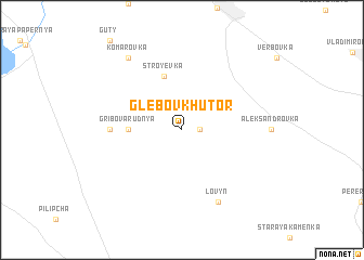 map of Glebov Khutor