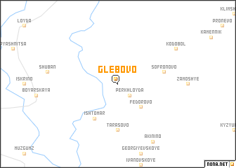 map of Glebovo